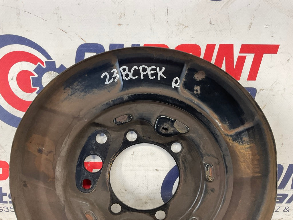 2003 Nissan 350Z Passenger Right Rear Brake Dust Cover Baffle Plate OEM 23BCPEK - On Point Parts Inc