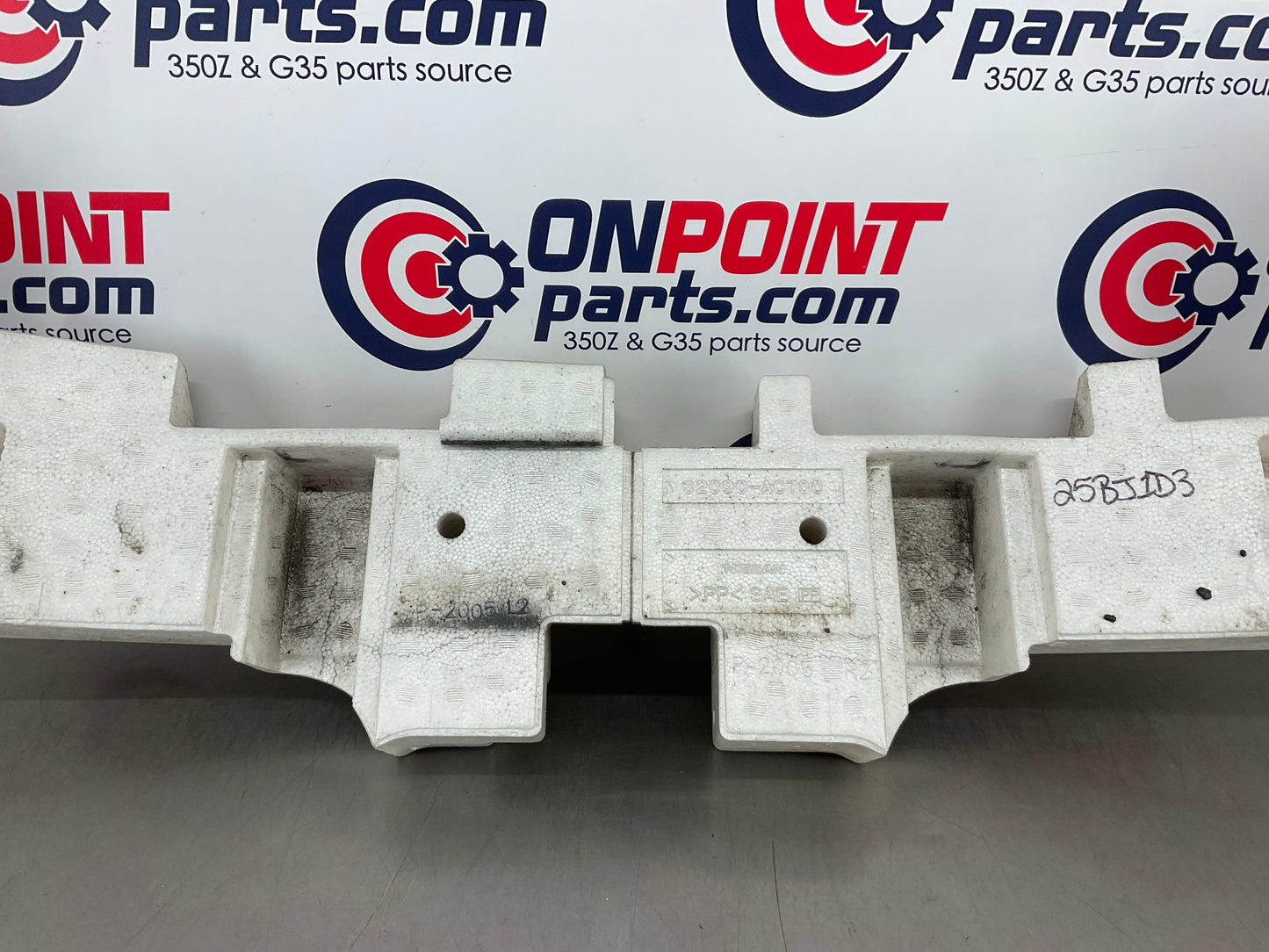 2006 Infiniti G35 Sedan Front Bumper Impact Foam 62090 OEM 25BJ1D3 - On Point Parts Inc