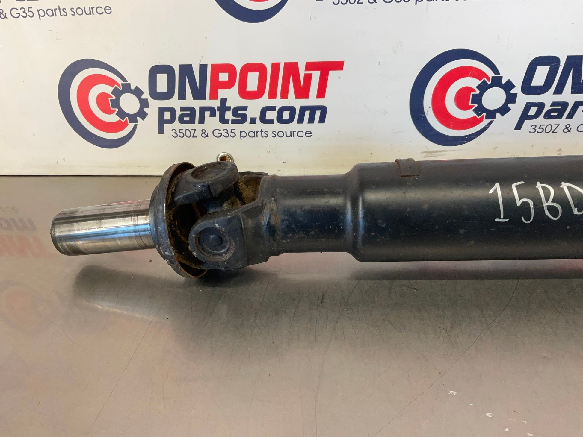 2003 Infiniti G35 Sedan 2 Piece RWD Rear Wheel Drive Shaft Manual OEM 15BDDE0 - On Point Parts Inc