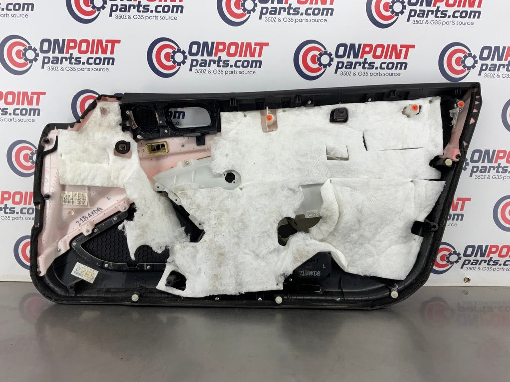 08-10 Infiniti G37 Coupe Driver Left Interior Door Panel