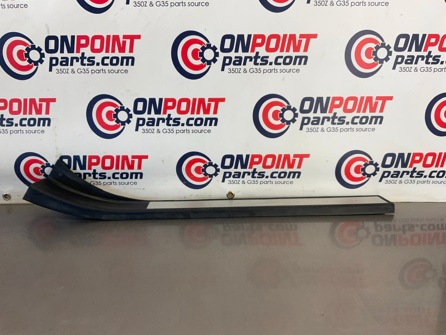 2006 Nissan 350Z Passenger Right Door Threshold Kick Plate Trim OEM 23BC9E7 - On Point Parts Inc