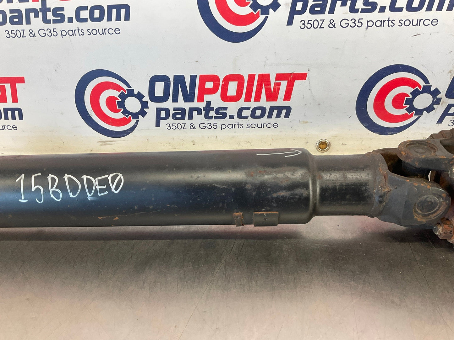2003 Infiniti G35 Sedan 2 Piece RWD Rear Wheel Drive Shaft Manual OEM 15BDDE0 - On Point Parts Inc