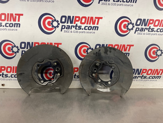 2004 Nissan 350Z Rear Brake Dust Covers Emergency Brake Hardware OEM 14BEQEA - On Point Parts Inc