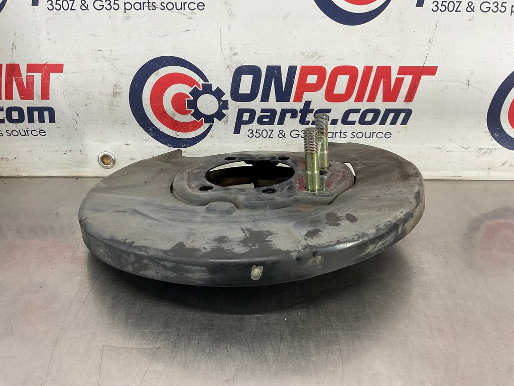 2004 Nissan 350Z Rear Brake Dust Covers Emergency Brake Hardware OEM 14BEQEA - On Point Parts Inc