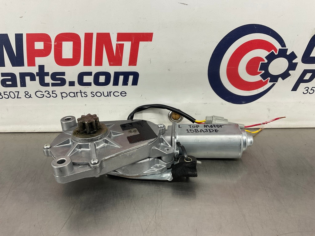 2006 Nissan 350Z Convertible Soft Top Driver Left Top Lift Motor OEM 15BAJDE - On Point Parts Inc