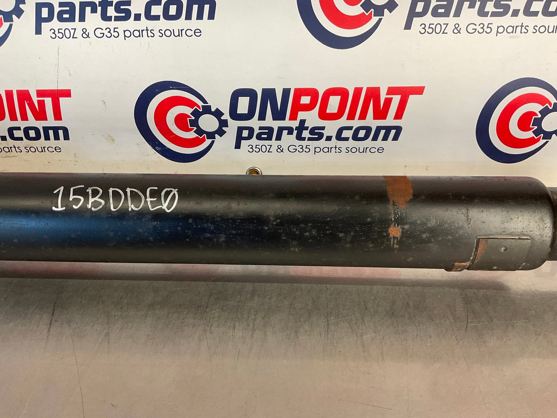 2003 Infiniti G35 Sedan 2 Piece RWD Rear Wheel Drive Shaft Manual OEM 15BDDE0 - On Point Parts Inc