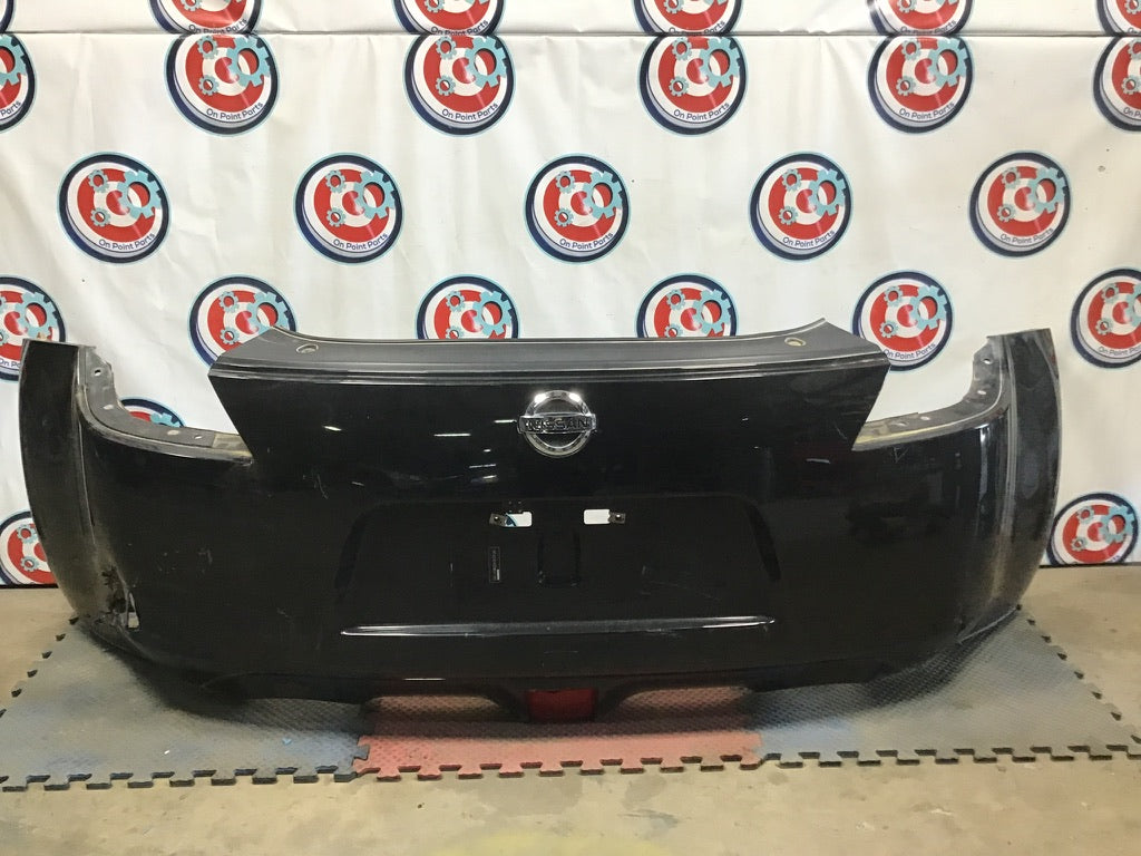 2014 Nissan 370Z Rear Bumper Cover with Emblem OEM 23BDSD5 - On Point Parts Inc