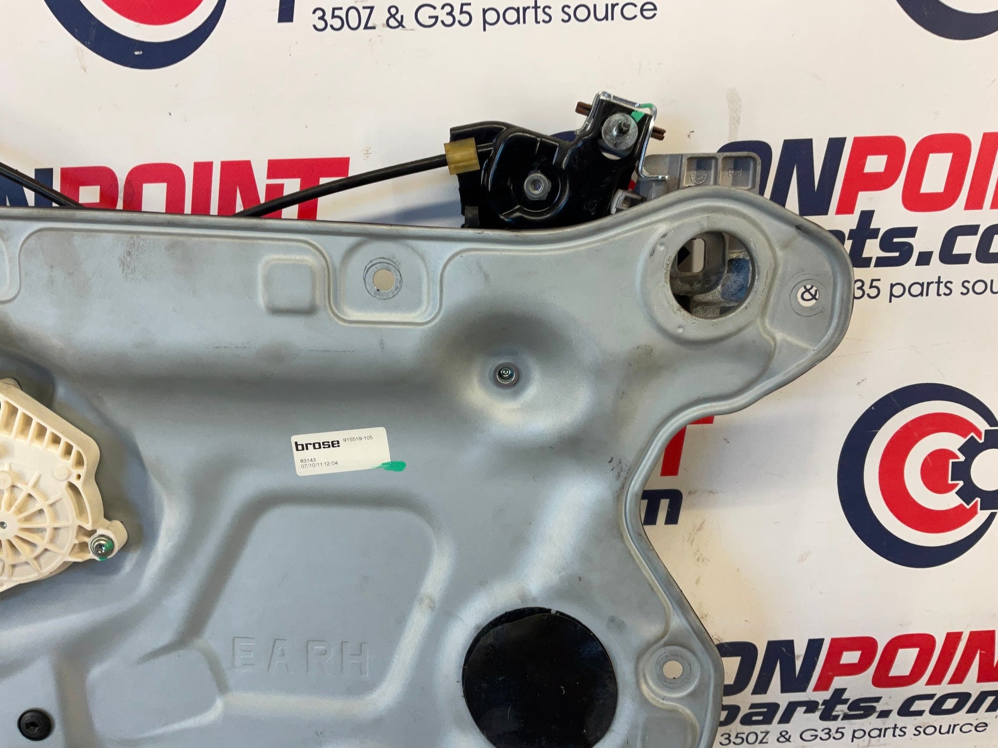 2012 Nissan 370Z Passenger Right Window Regulator Motor Assembly OEM 24BDME3 - On Point Parts Inc