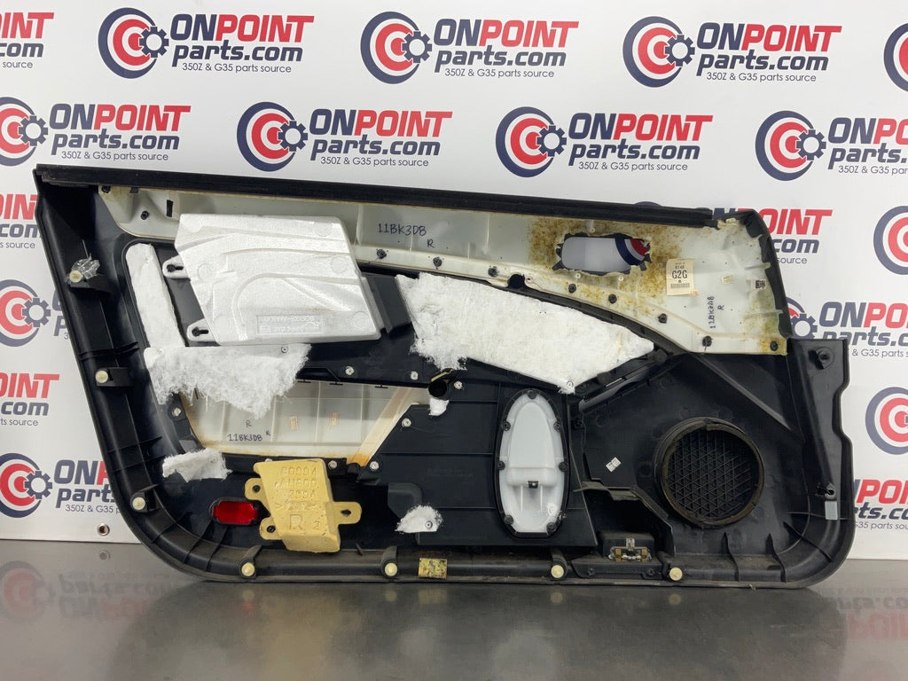 05-07 Infiniti G35 Coupe Right Interior Door Panel Black