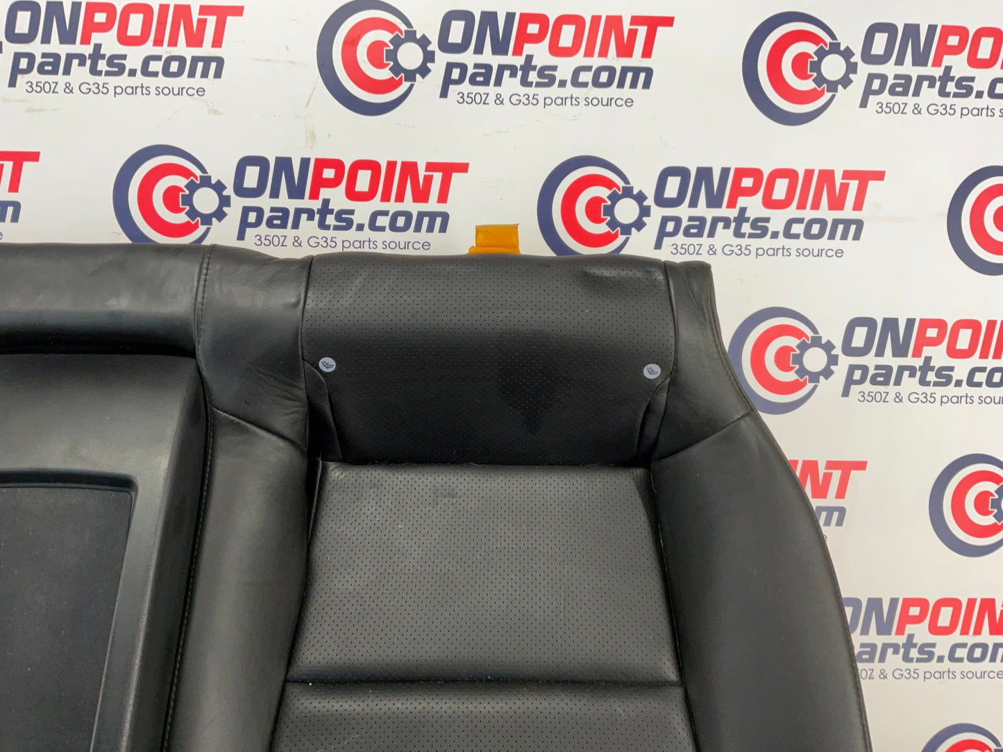2003 Infiniti G35 Rear Lower Leather Seat Cushion with Cup Holders OEM 13BEWE9 - On Point Parts Inc
