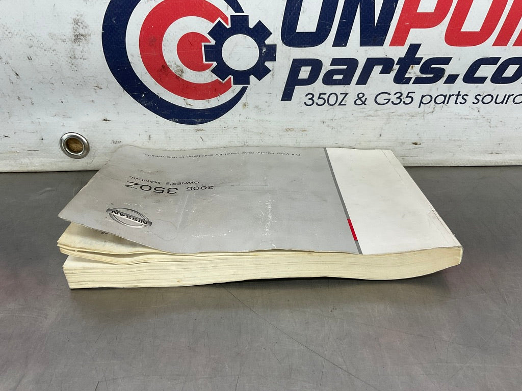 2004 Nissan 350Z Original Owner's Manual OEM 14BEQEC - On Point Parts Inc