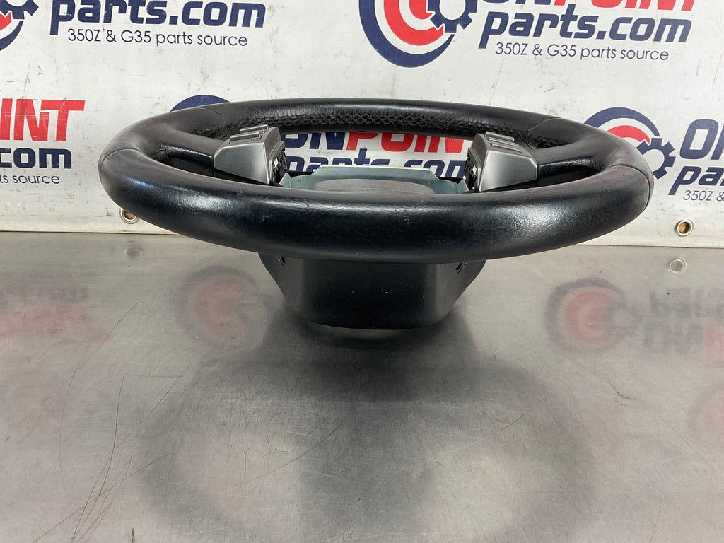 2005 Infiniti G35 Complete Leather Steering Wheel with Switches OEM 24BFFEC - On Point Parts Inc