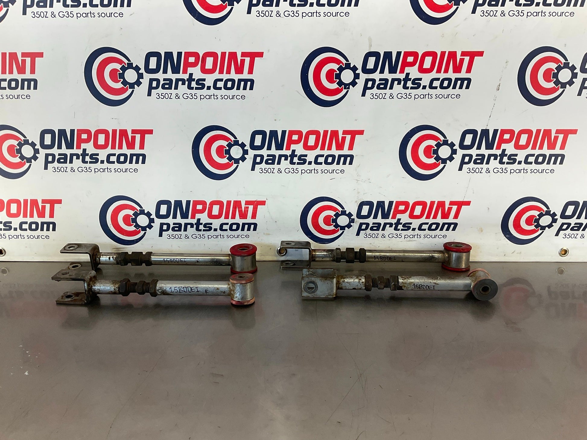 2003 Infiniti G35 Adjustable Rear Lower Control Camber Toe Arms 15BDDEI - On Point Parts Inc