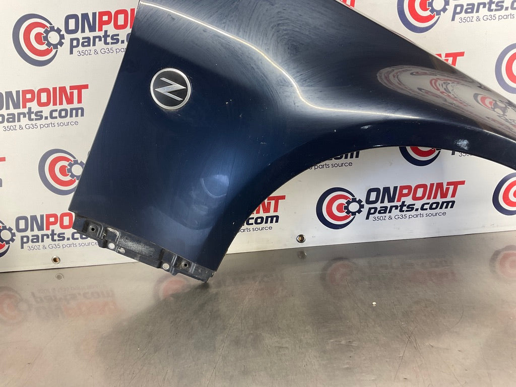 03-09 Nissan 350Z Right Front Fender Panel Blue/BW5 FCA00CD0MA OEM