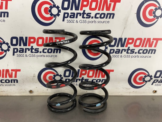 2004 Nissan 350Z Rear Suspension Red Dot Coil Springs OEM 14BEQEI - On Point Parts Inc