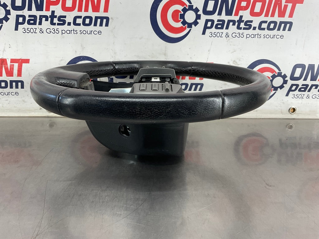 2005 Infiniti G35 Complete Leather Steering Wheel with Switches OEM 24BFFEC - On Point Parts Inc