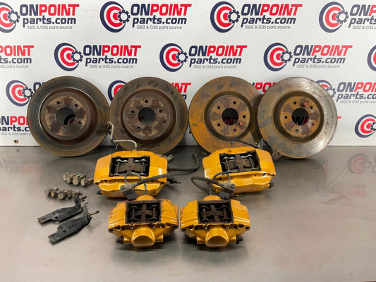 2004 Infiniti G35 Brembo Brake Calipers Rotors Hardware OEM 12BK8DI - On Point Parts Inc