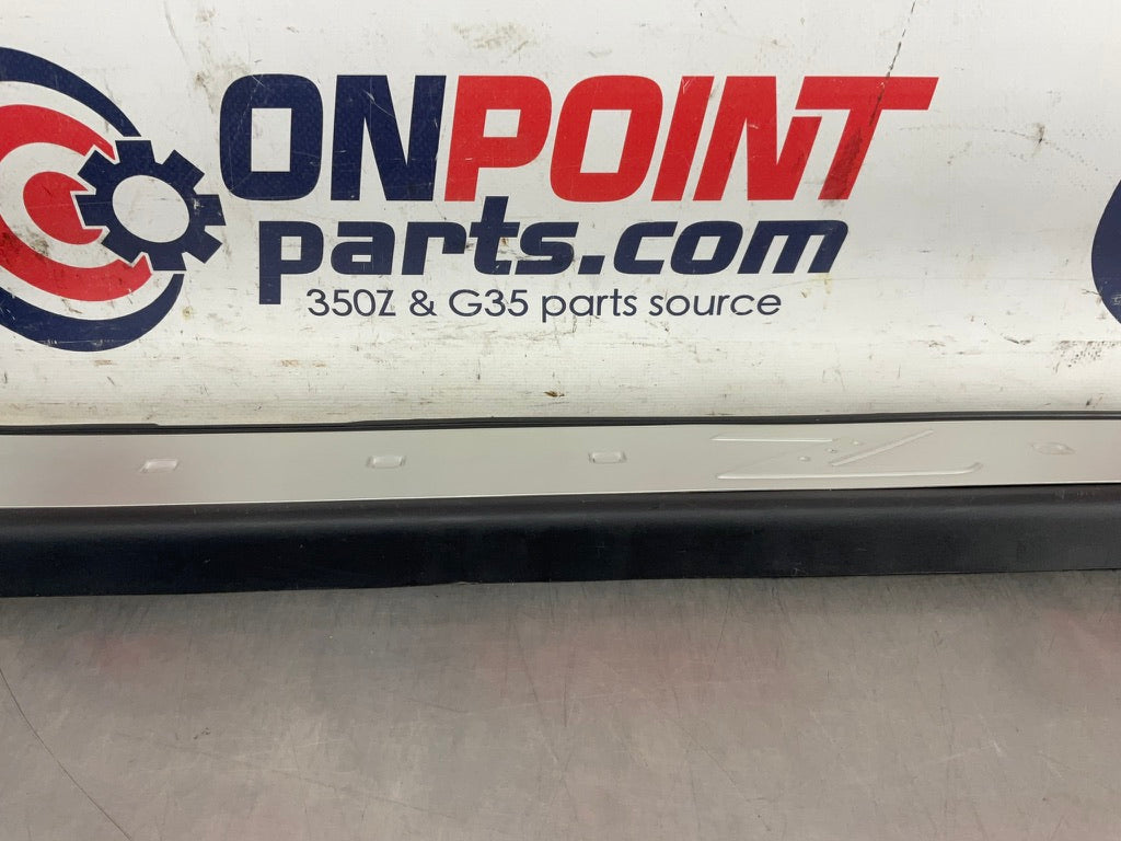 2004 Nissan 350Z Passenger Right Door Threshold Kick Plate Trim OEM 14BEQE7 - On Point Parts Inc