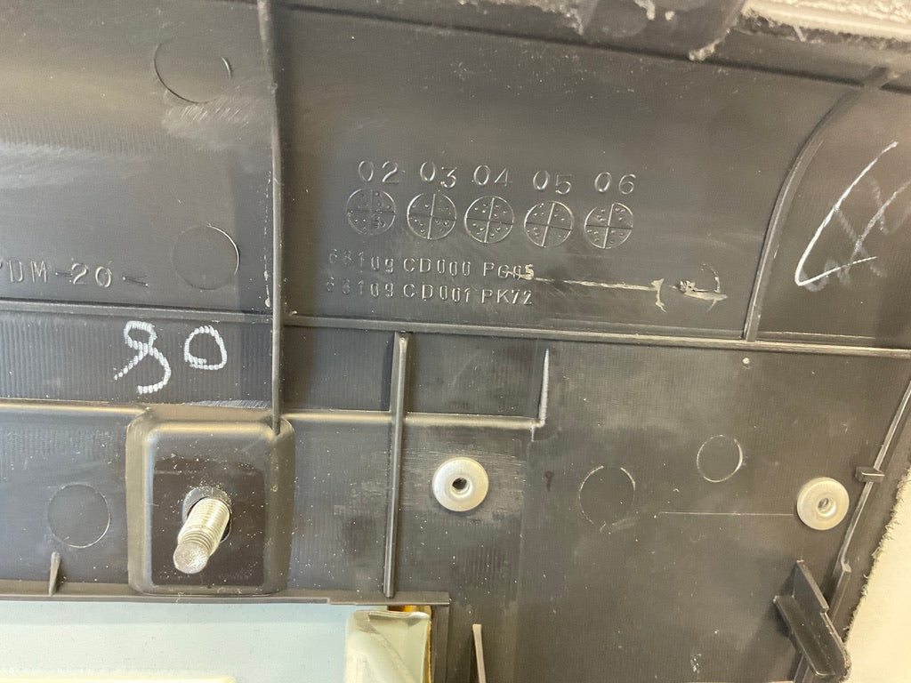 2008 Nissan 350Z Passenger Right Upper Dash Cover Panel Trim 68109 OEM 23BJMD7 - On Point Parts Inc