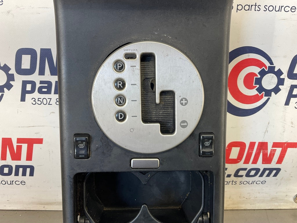 2003 Infiniti G35 Automatic Gear Shifter Bezel Trim Cup Holders OEM 22BDRDE7 - On Point Parts Inc
