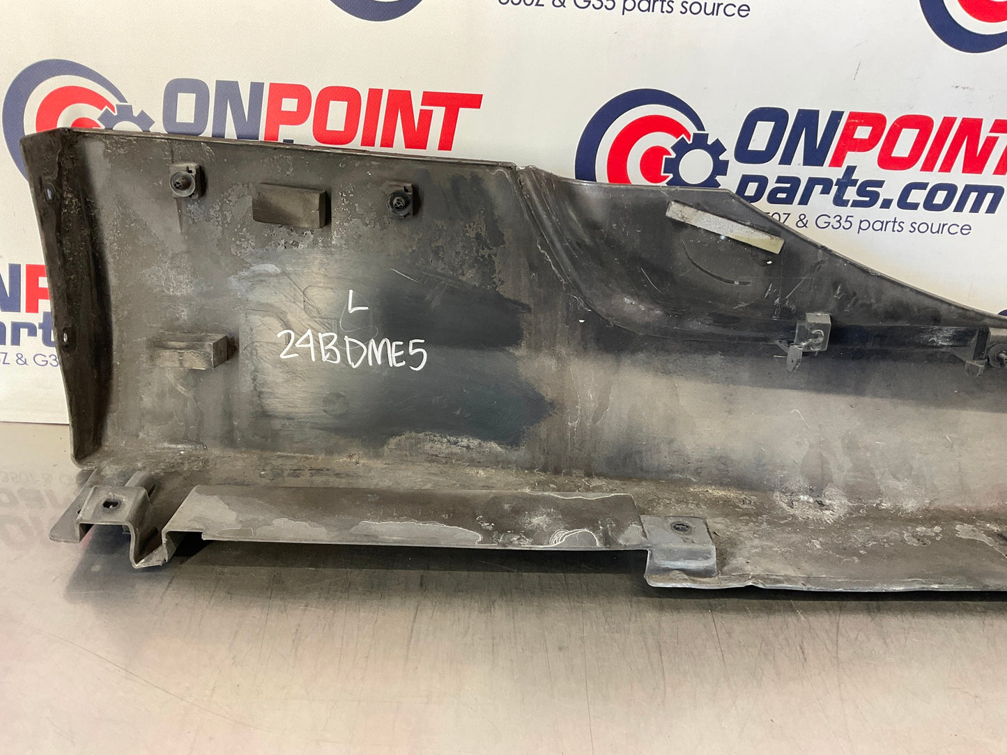 2012 Nissan 370Z Driver Left Rocker Panel Side Skirt 76851 OEM 24BDME5 - On Point Parts Inc