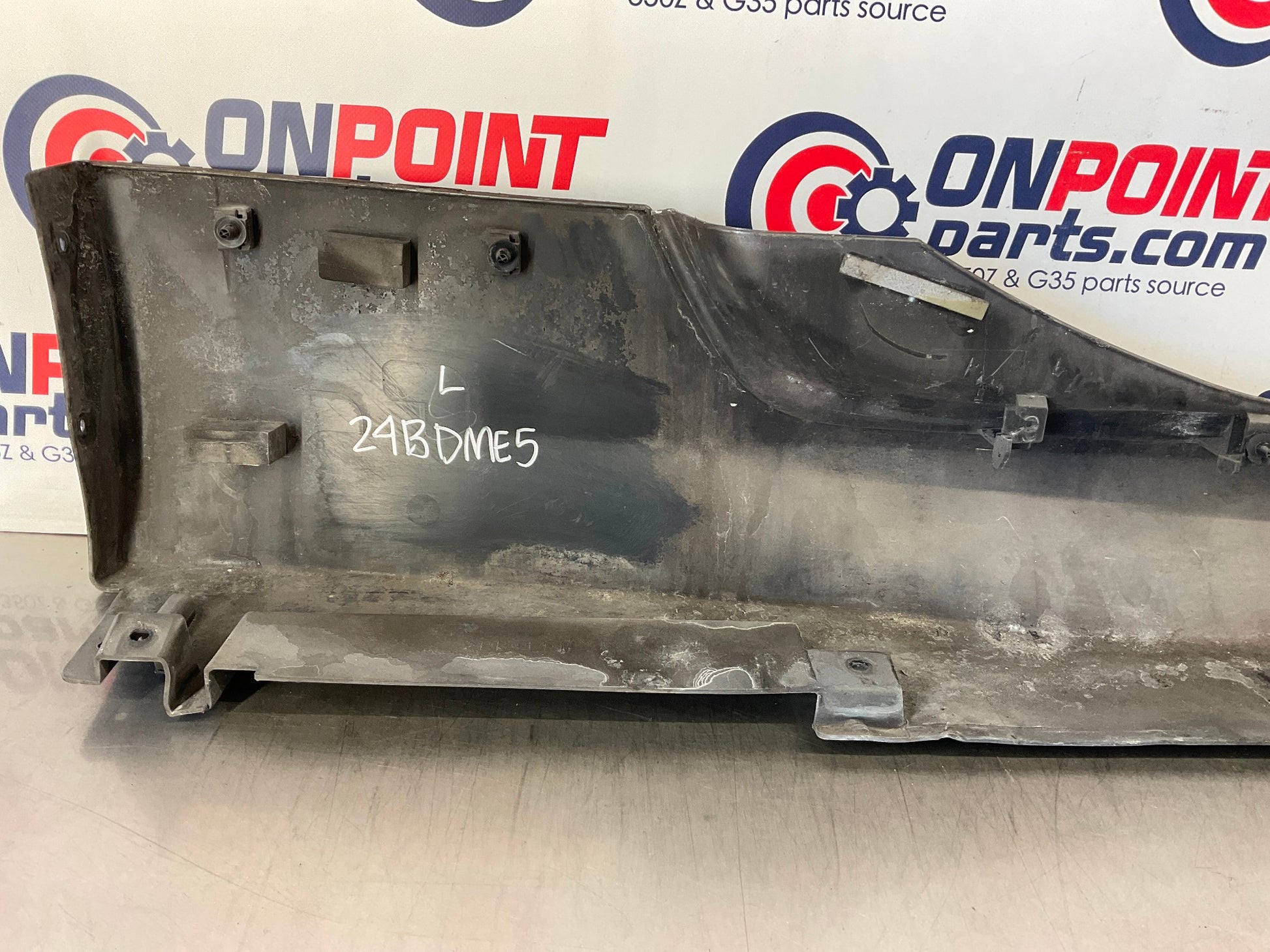 2012 Nissan 370Z Driver Left Rocker Panel Side Skirt 76851 OEM 24BDME5 - On Point Parts Inc