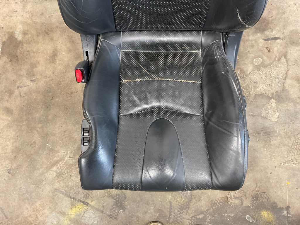 2007 Nissan 350Z Driver Left Powered Leather Seat with Switches OEM 25BCBE9 - On Point Parts Inc
