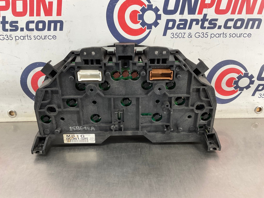 2004 Infiniti G35 Speedometer Instrument Gauge Cluster AT 108k OEM 15BE4EA - On Point Parts Inc