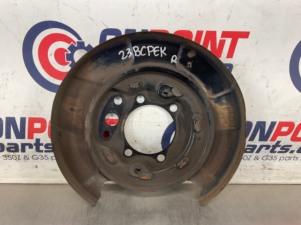 2003 Nissan 350Z Passenger Right Rear Brake Dust Cover Baffle Plate OEM 23BCPEK - On Point Parts Inc