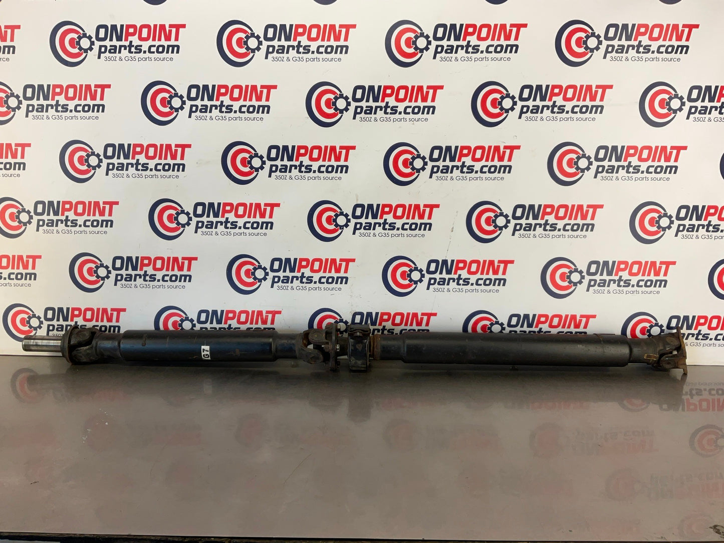 2003 Infiniti G35 Sedan 2 Piece RWD Rear Wheel Drive Shaft Manual OEM 15BDDE0 - On Point Parts Inc