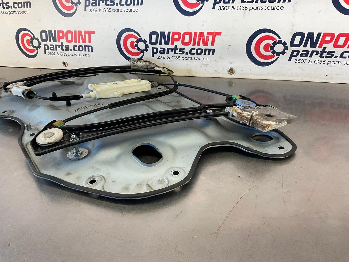 2012 Nissan 370Z Driver Left Window Regulator Motor Assembly OEM 24BDME3 - On Point Parts Inc