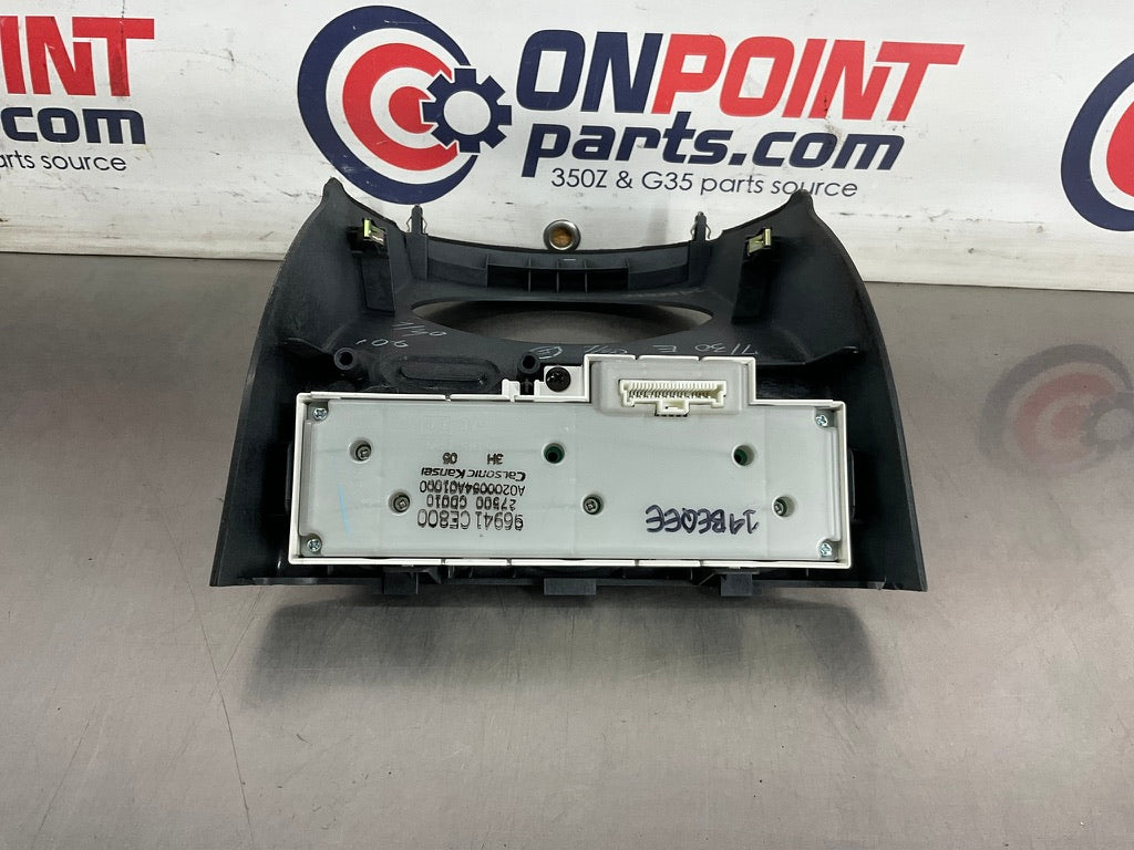 2004 Nissan 350Z Gear Shifter Bezel Trim Climate Controls 96941 AT OEM 14BEQEE - On Point Parts Inc