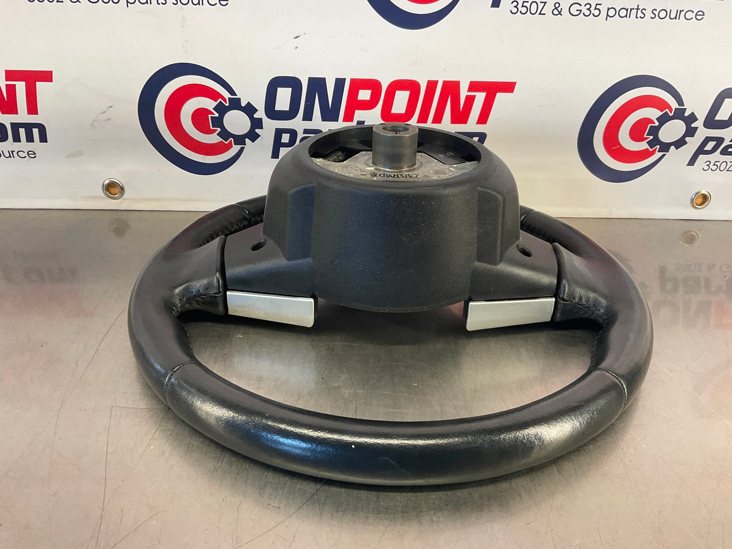 2008 Nissan 350Z Steering Wheel with Stereo Cruise Controls OEM 23BJMDA - On Point Parts Inc