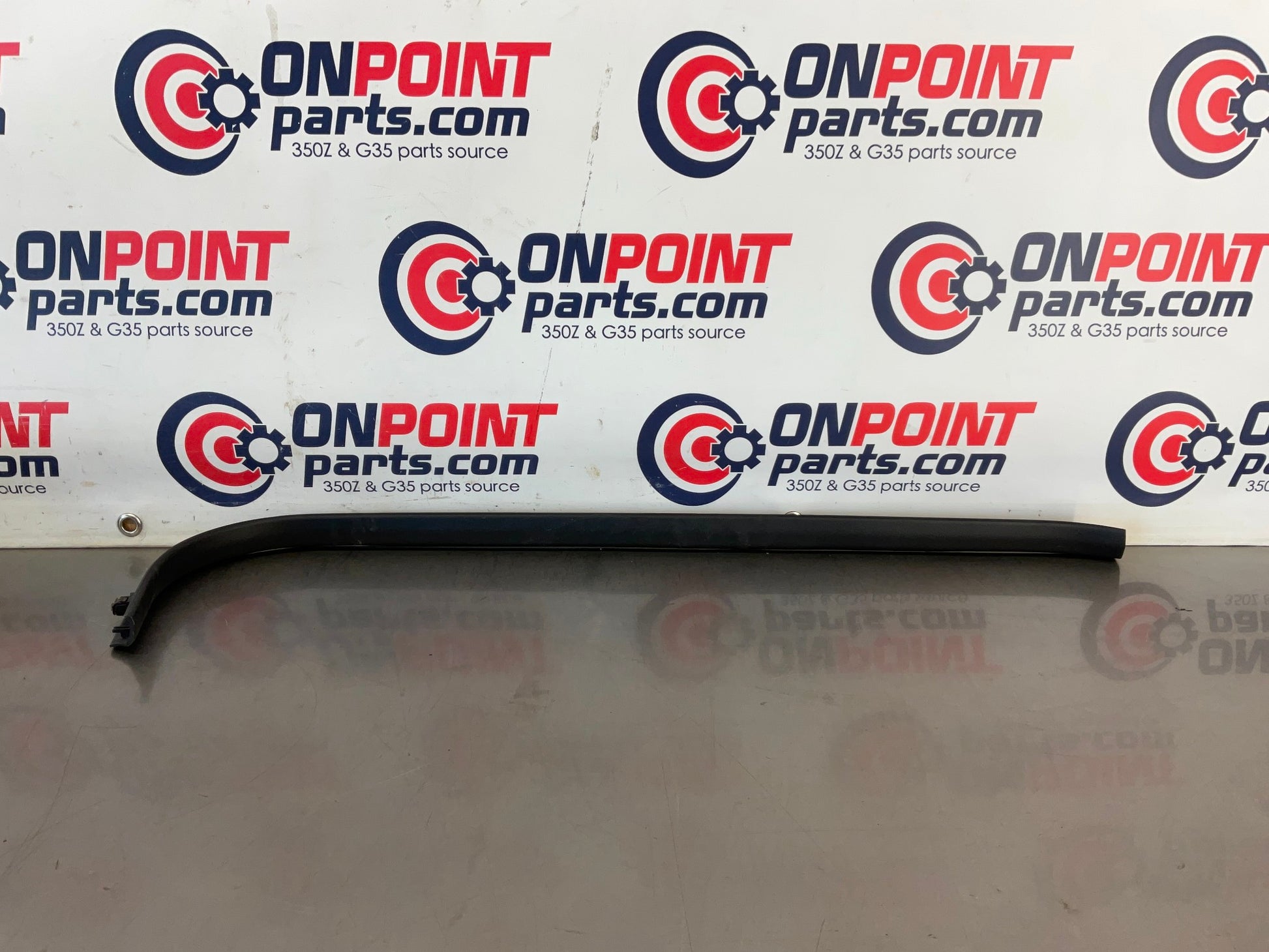 2003 Infiniti G35 Passenger Right Front Door Threshold Sill Trim OEM 15BDDE7 - On Point Parts Inc