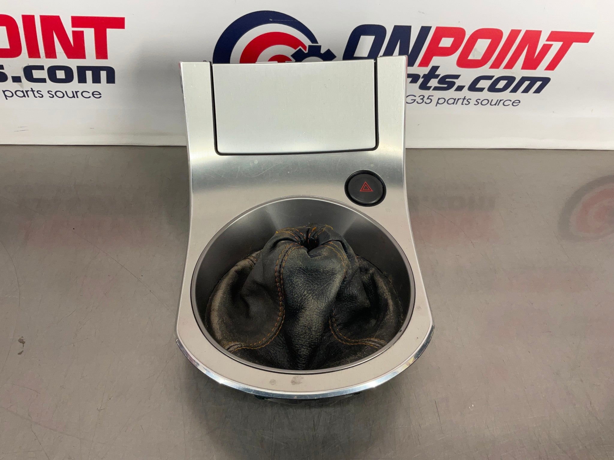 2006 Infiniti G35 Manual Gear Shifter Bezel Trim Ashtray Hazard