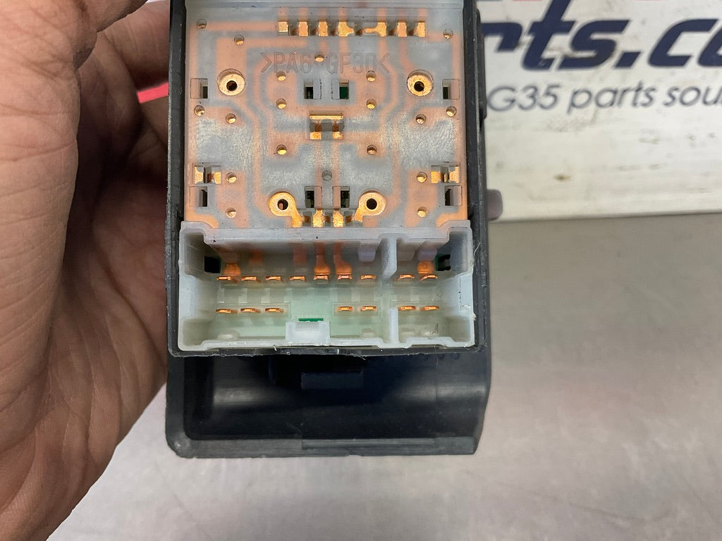 2003 Infiniti G35 Driver Left Master Door Lock Window Switches 80961 OEM 22BDREA - On Point Parts Inc