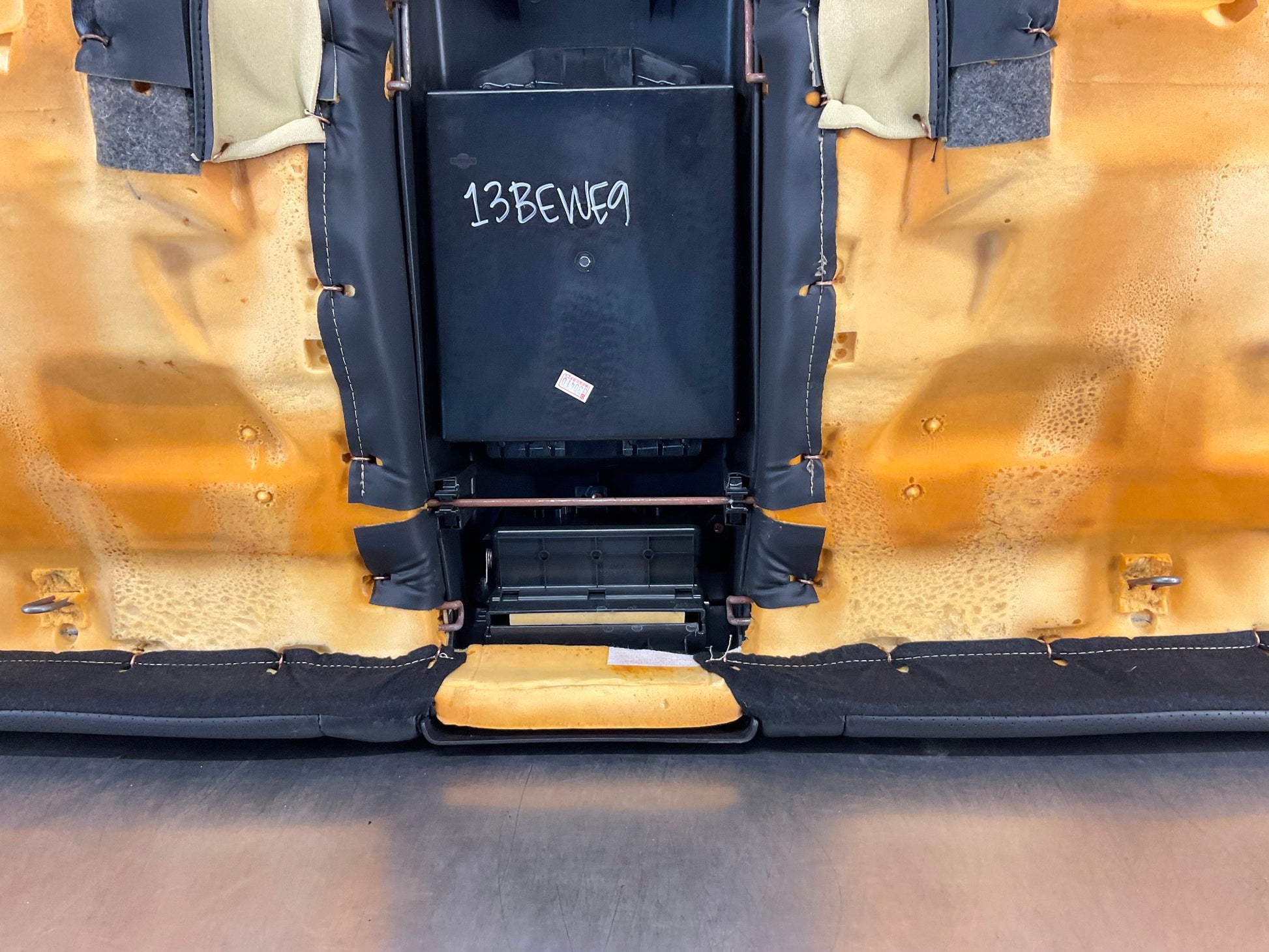 2003 Infiniti G35 Rear Lower Leather Seat Cushion with Cup Holders OEM 13BEWE9 - On Point Parts Inc