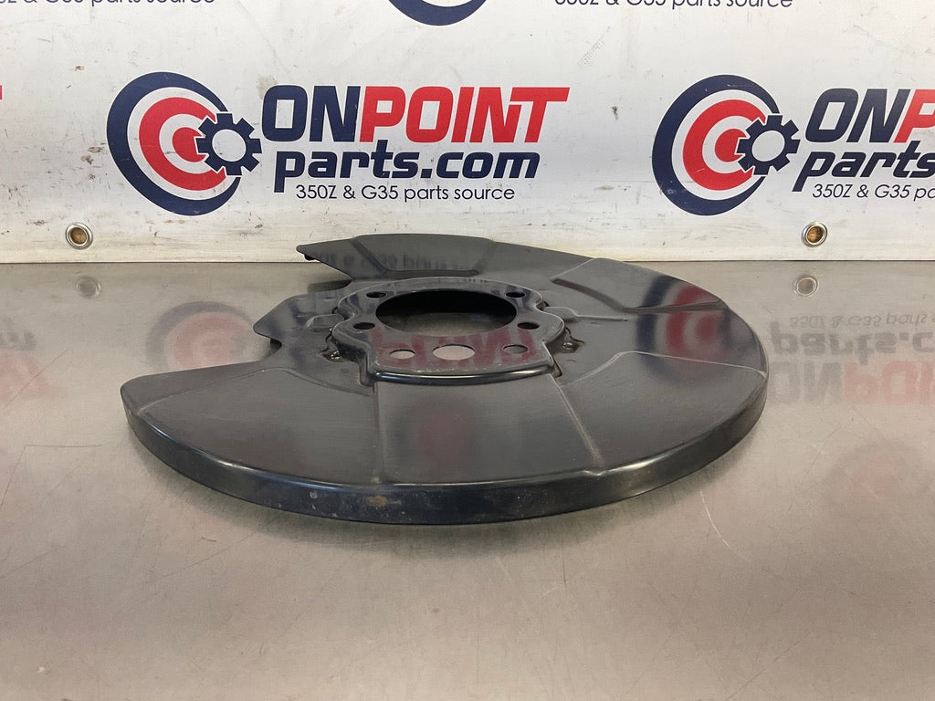 2016 Nissan 370Z Passenger Right Rear Brake Dust Cover Baffle Plate OEM 11BB9DK - On Point Parts Inc
