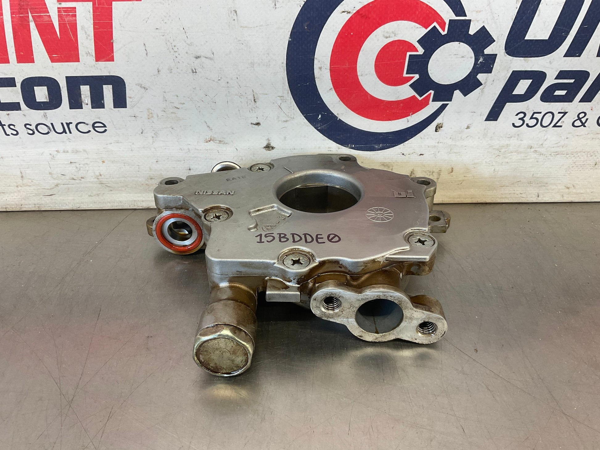 2003 Infiniti G35 VQ35DE Oil Pump Cooler Assembly OEM 15BDDE0 - On Point Parts Inc