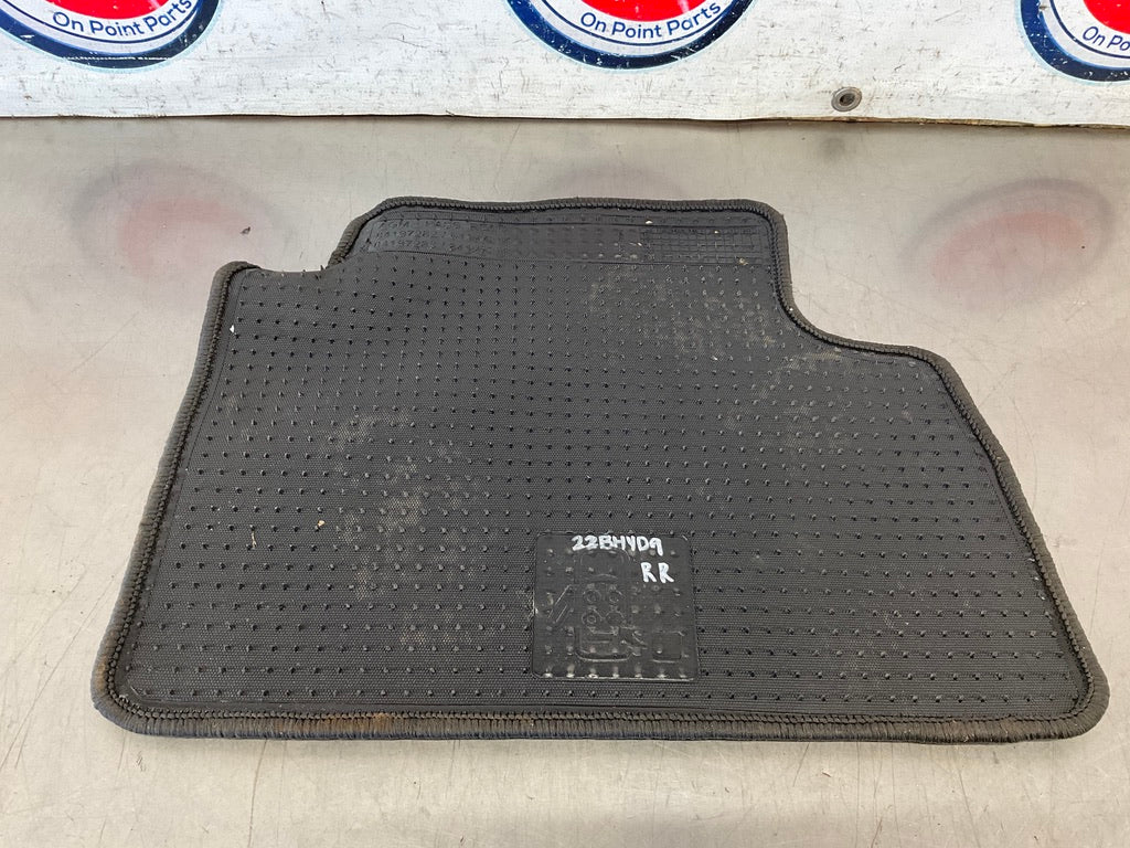 2010 Infiniti G37 Rear Left Right Floor Mats OEM 22BHYD9 - On Point Parts Inc