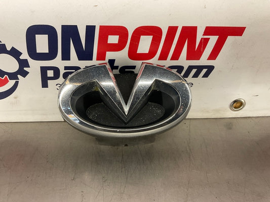 2006 Infiniti G35 Sedan Front Bumper Grille Emblem OEM 25BJ1DC - On Point Parts Inc
