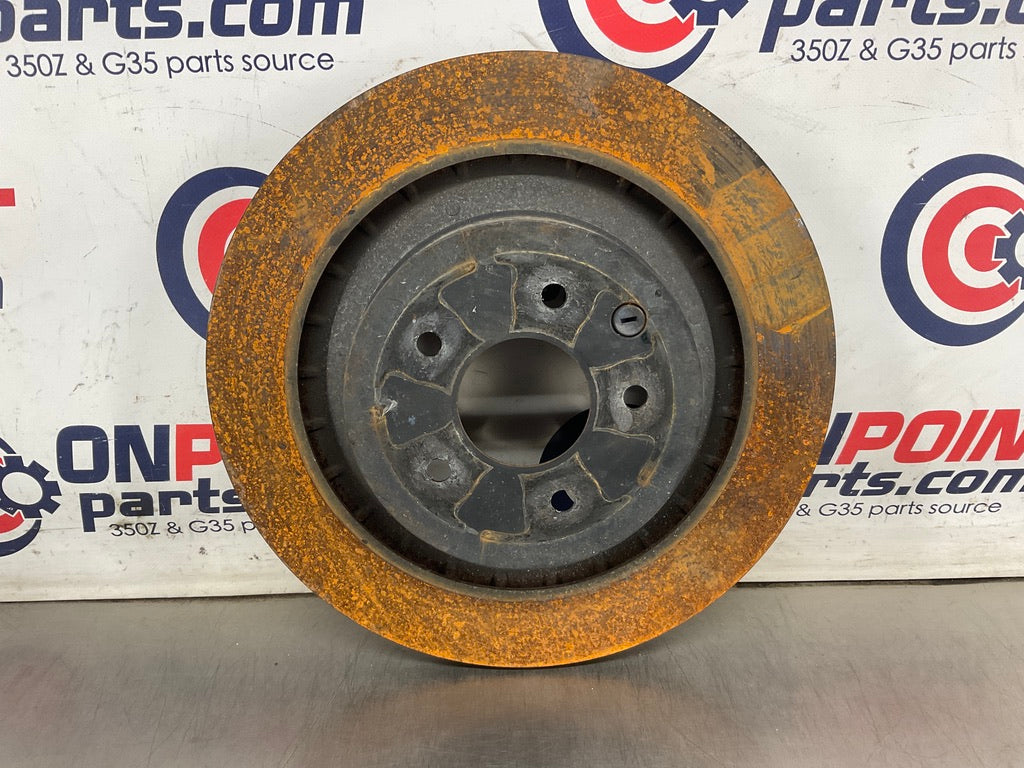 2016 Nissan 370Z Rear Akebono Brake Rotors  OEM 11BB9DG - On Point Parts Inc