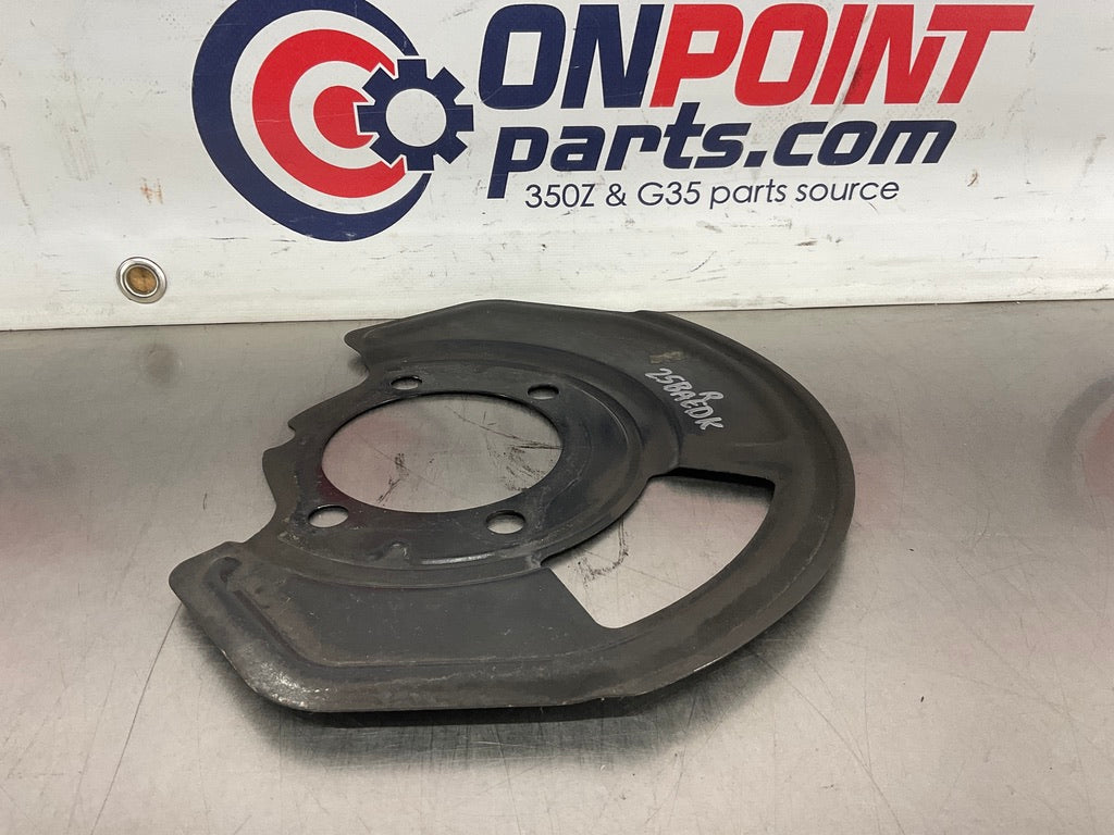 2005 Nissan 350Z Passenger Right Front Brake Dust Cover Baffle Plate OEM 25BAEDK - On Point Parts Inc