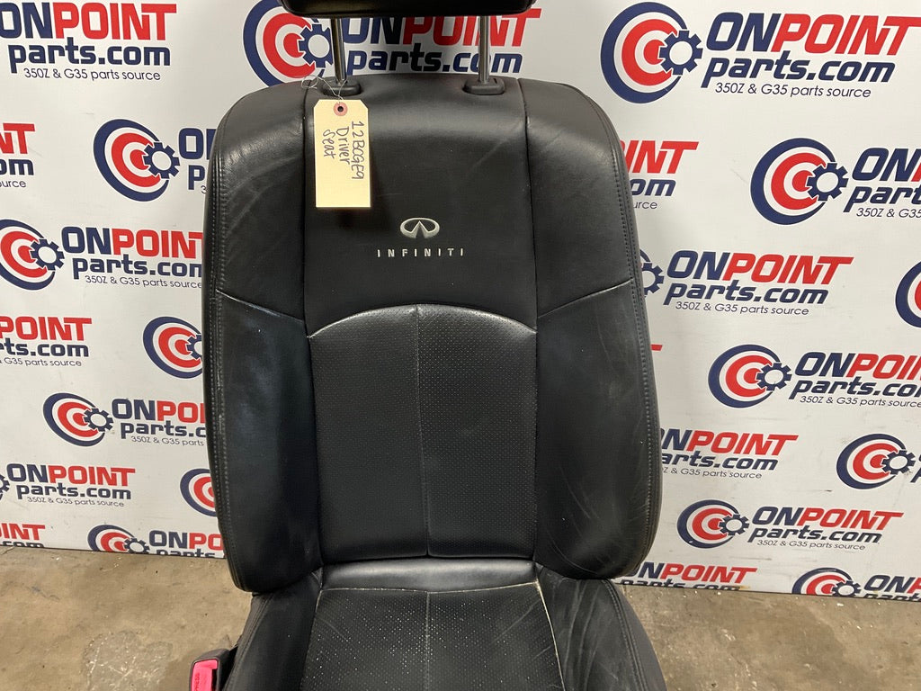 2013 Infiniti G37 Sedan Driver Left Power Leather Front Seat OEM 12BCGE9 - On Point Parts Inc