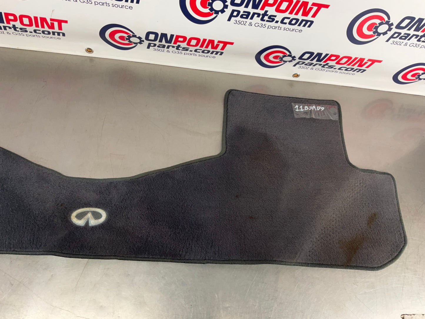 2003 Infiniti G35 Rear Floor Mat OEM 11BJRD9x - On Point Parts Inc