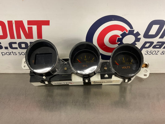 2003 Nissan 350Z Center Dash Instrument Cluster Oil Volts Clock OEM 24BL7DA - On Point Parts Inc