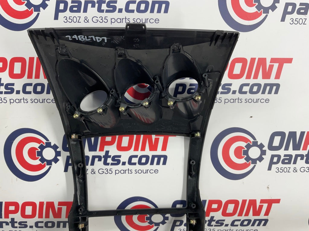 2003 Nissan 350Z Center Dash Instrument Bezel Cover Trim 68260 OEM 24BL7D7 - On Point Parts Inc