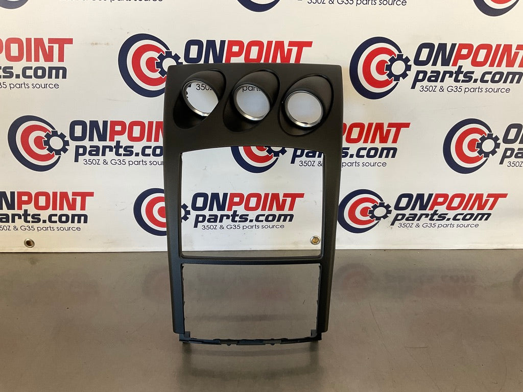 2006 Nissan 350Z New Center Dash Bezel Trim OEM 21BJFD7 - On Point Parts Inc