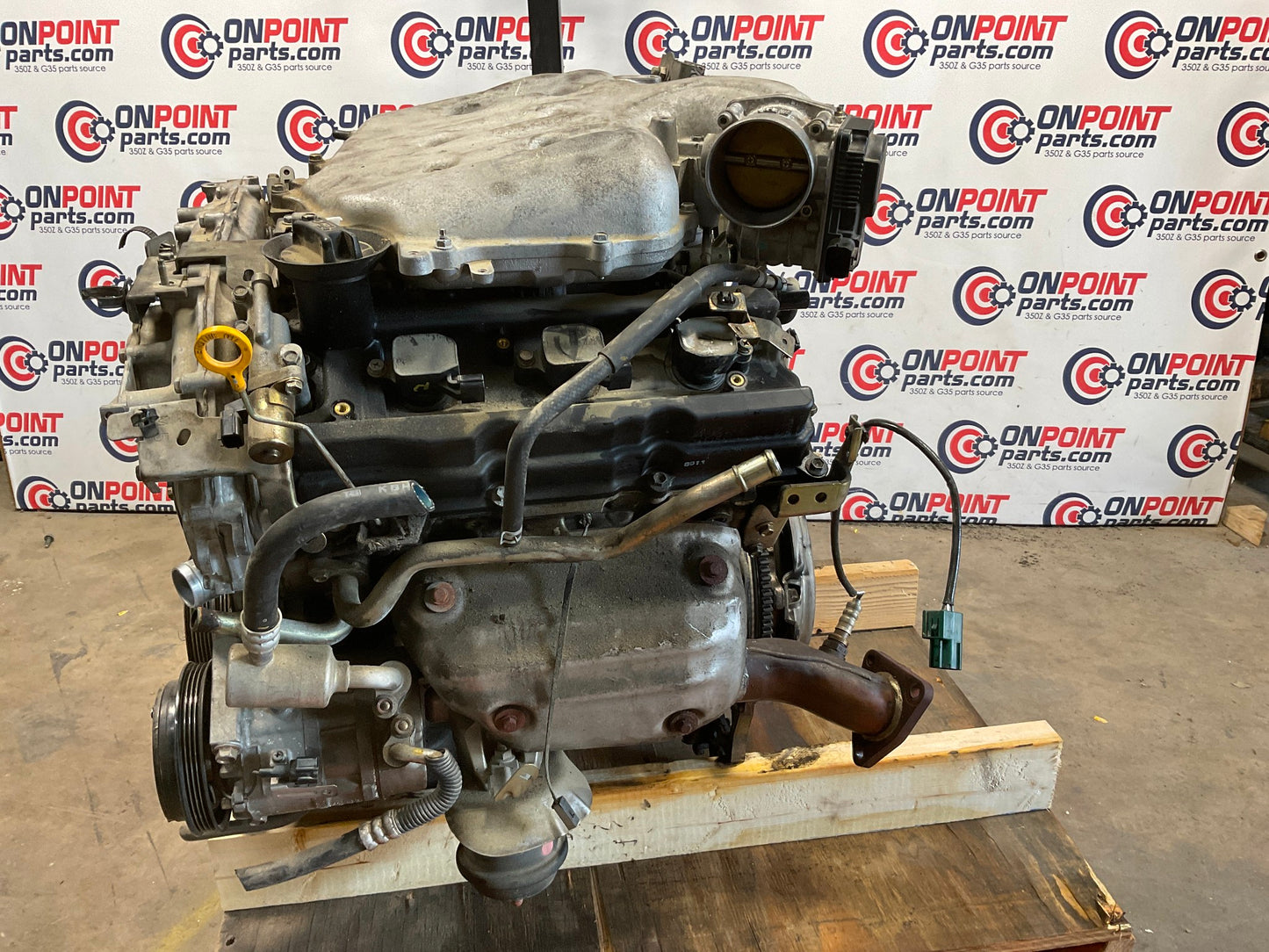 2003 Infiniti G35 V6 VQ35DE 6 Speed Engine Manual 158k OEM 13BEWE0 - On Point Parts Inc