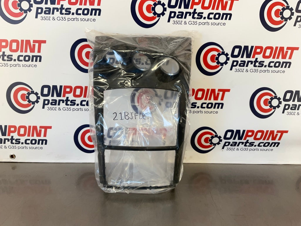 2006 Nissan 350Z New Center Dash Bezel Trim OEM 21BJFD7 - On Point Parts Inc